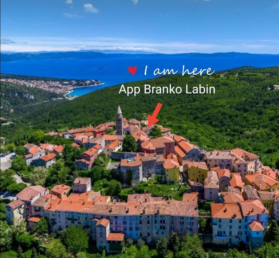Apartment Branko With Terrace, Old Town Labin Labin  Exteriör bild