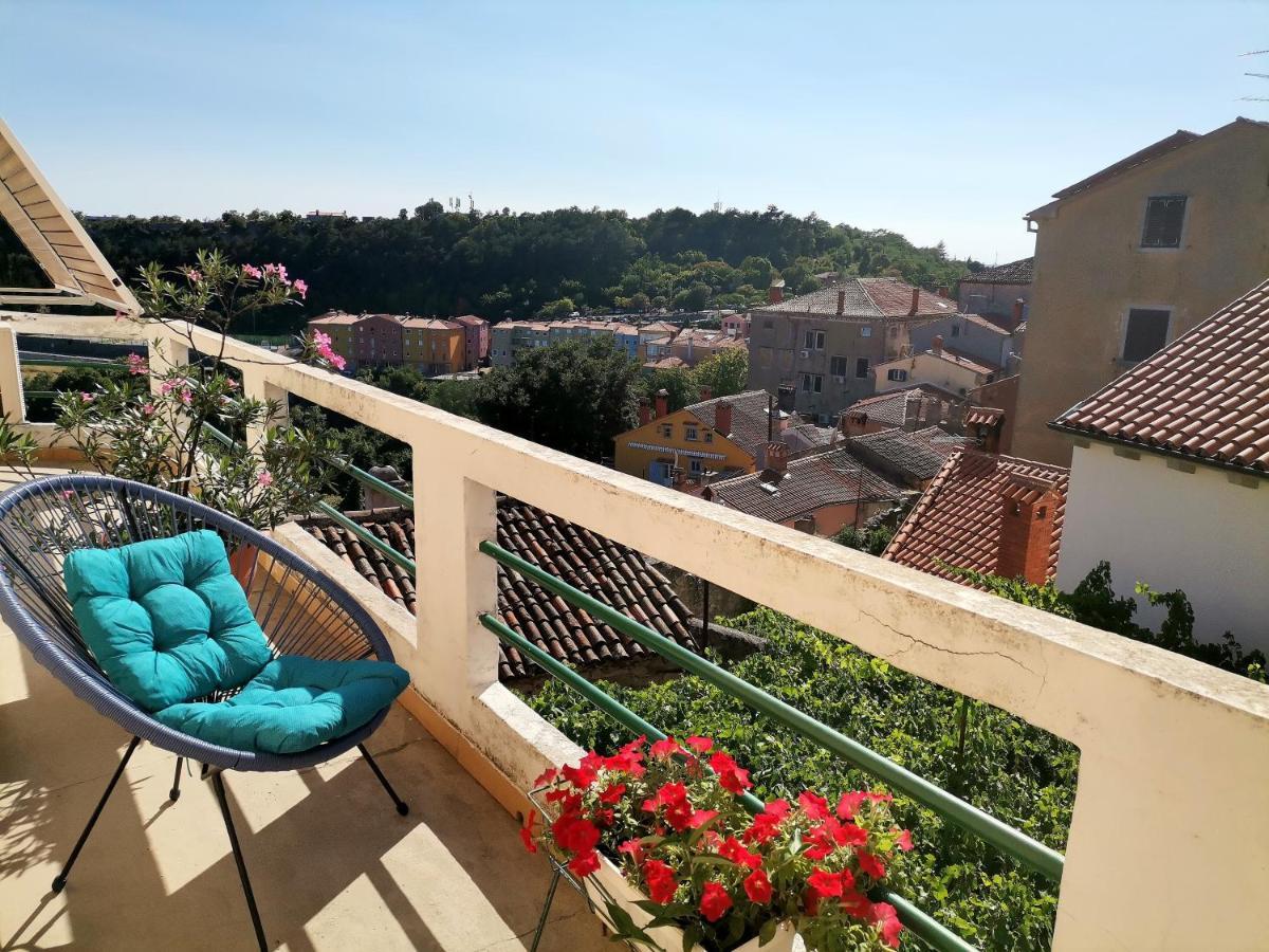 Apartment Branko With Terrace, Old Town Labin Labin  Exteriör bild
